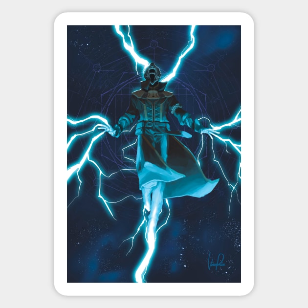 Stormcaller Sticker by Vince Price